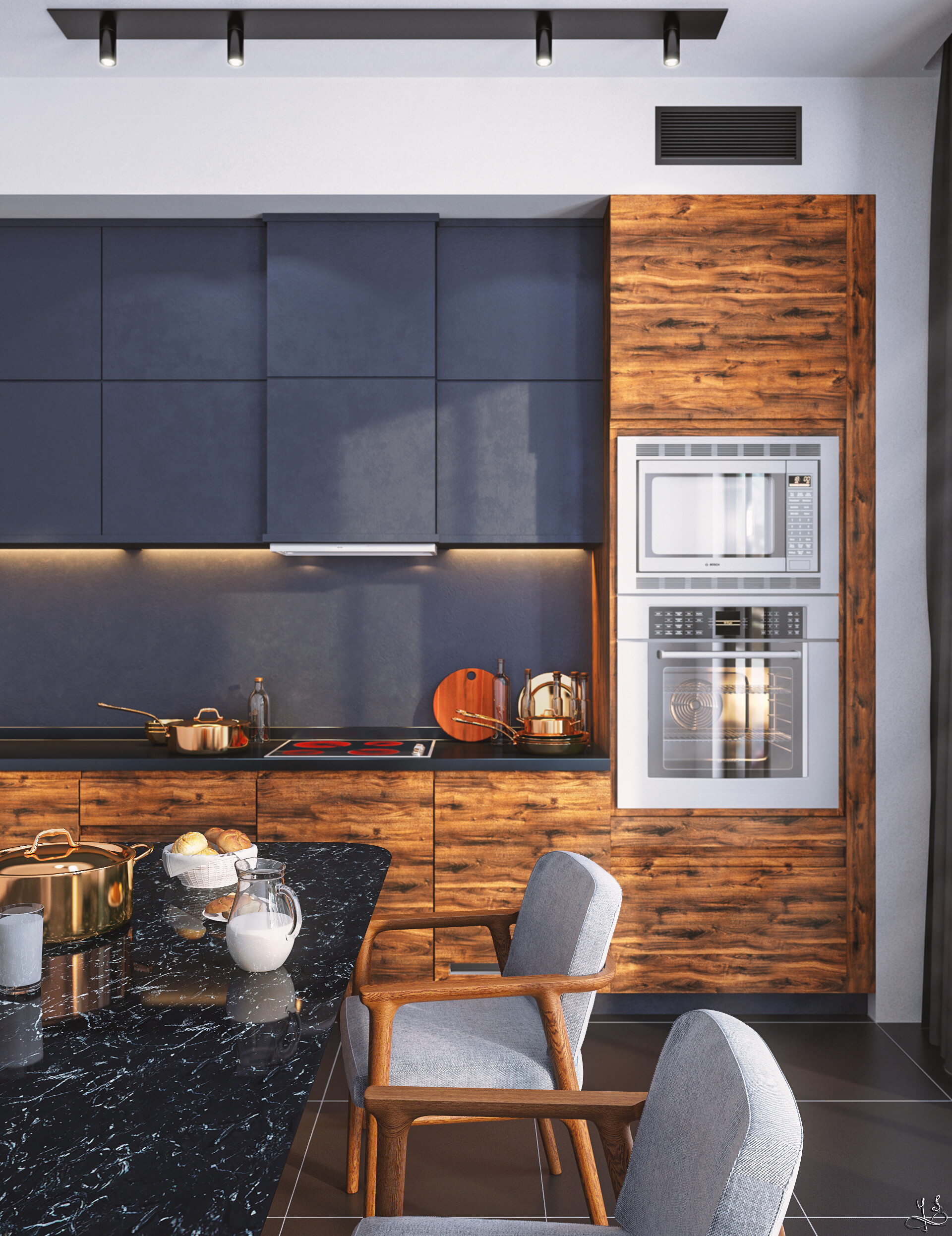 ArtStation - Soe - Modern Kitchen Design