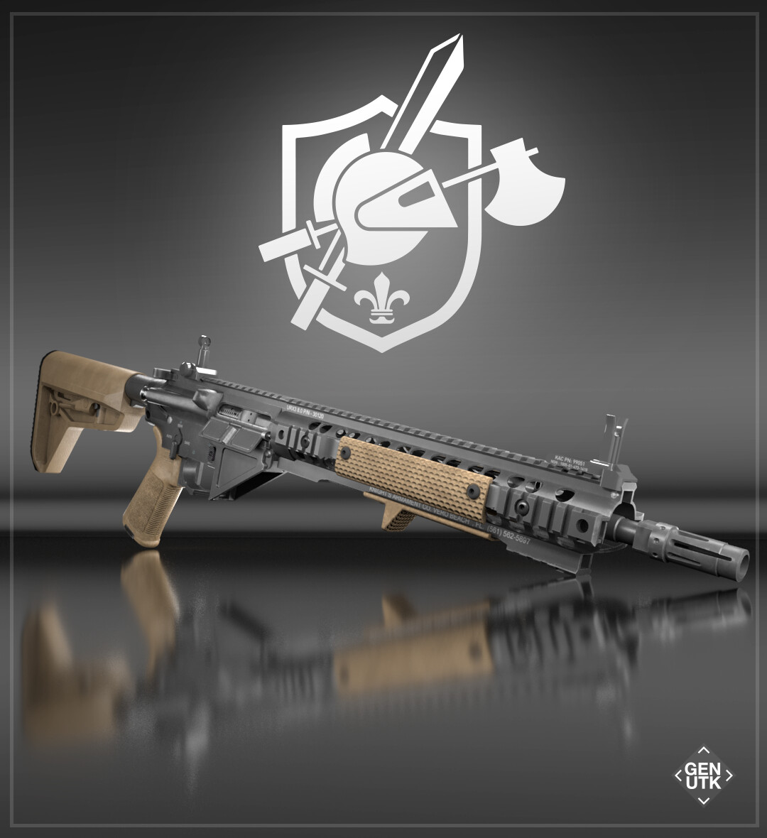 ArtStation Knight's Armament SR47 Rendition 2