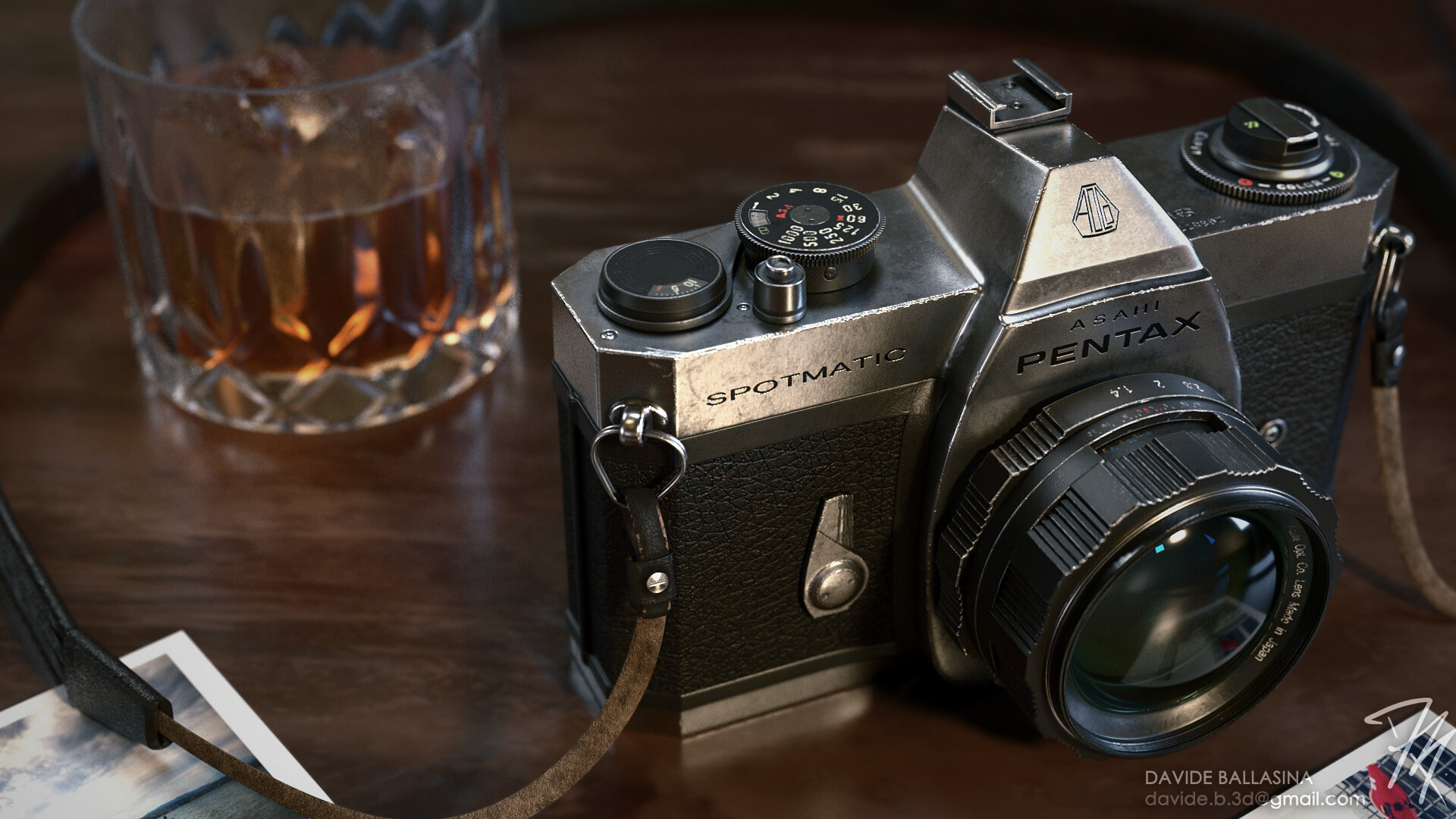 Artstation Camera Asahi Pentax Spotmatic Davide Ballasina