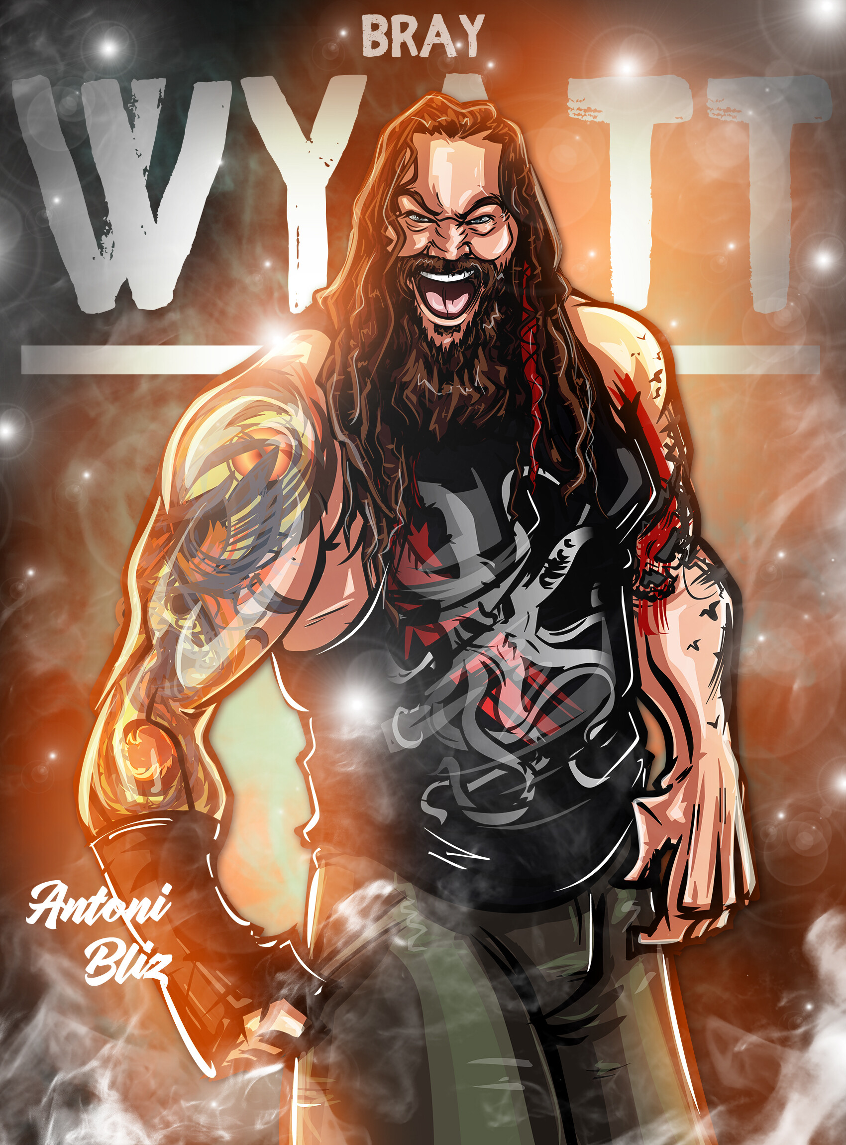Concept Art Released For Terrifying Scrapped Bray Wyatt Character [Photo]