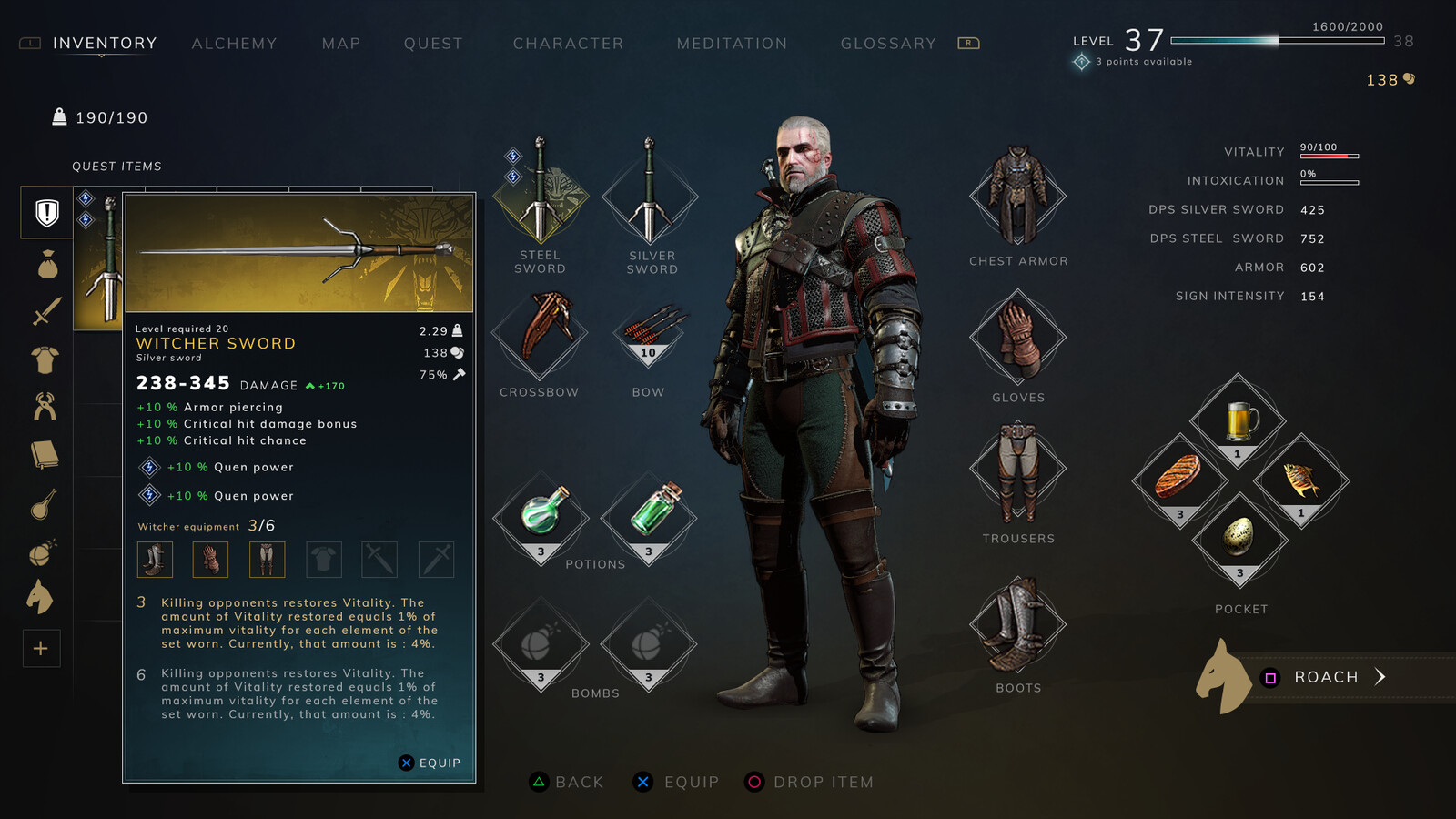 The witcher 3 items id фото 113
