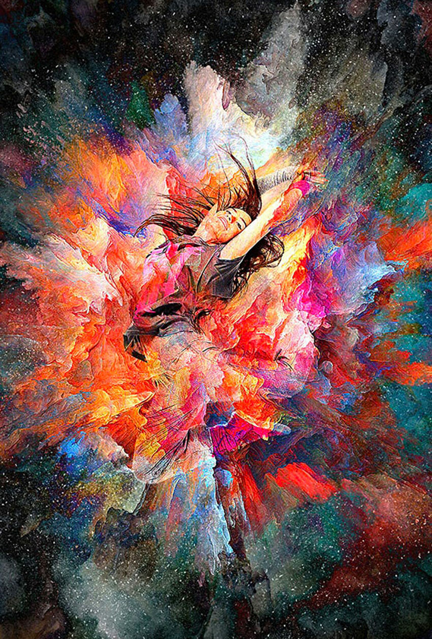 Artstation Explosion Paint Photoshop Action Denis Marvin