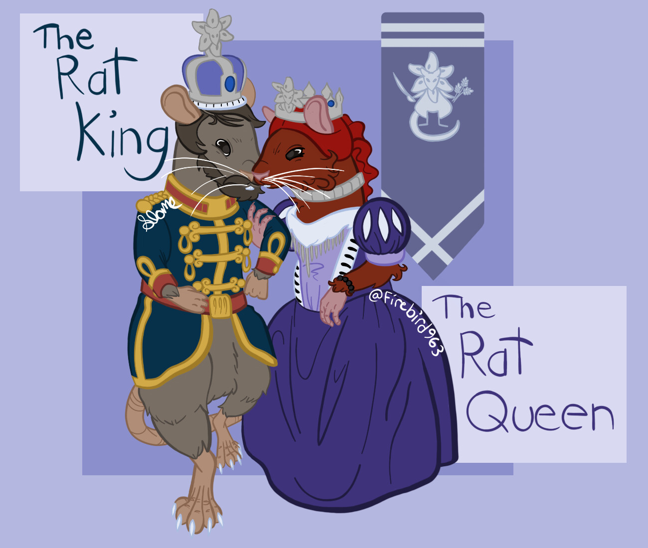 Rat <b>King</b> and Rat Queen First Attempt.PNG September, 7/2019. 