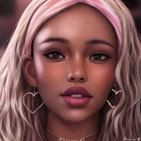 Artstation Girl In Glasses Digital Art Blanche Art