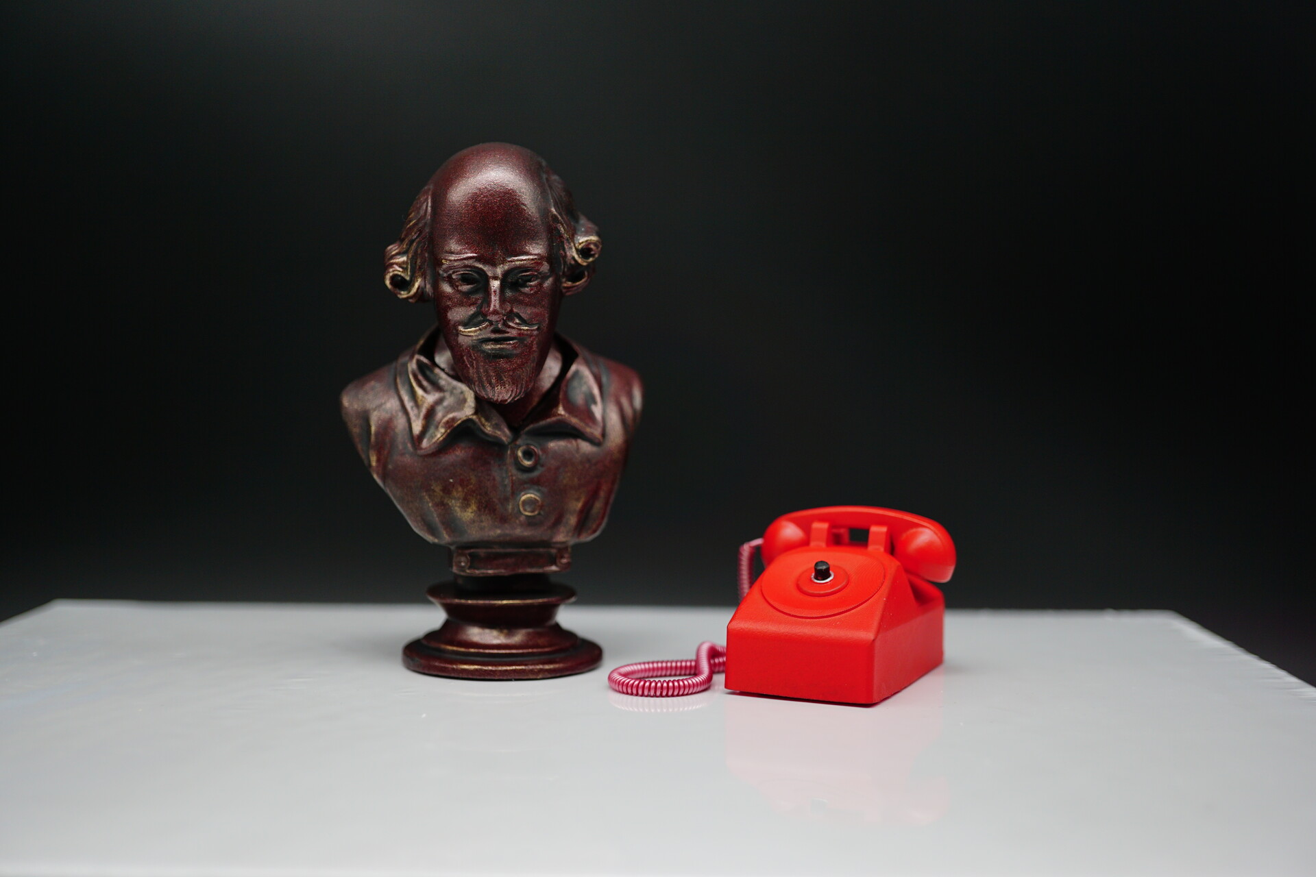 Andy Manoloff - 1966 Batman light up Batphone and Shakespeare bust