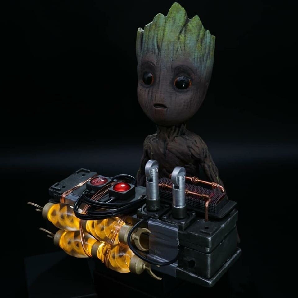 Artstation Baby Groot Detonator Andy Manoloff
