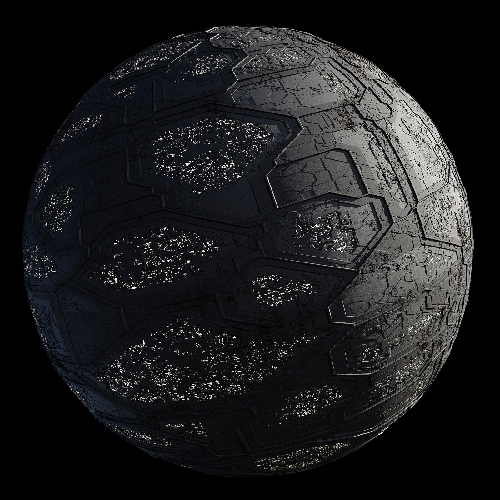 spaceship material | raw rendering without any kind of postprocessing