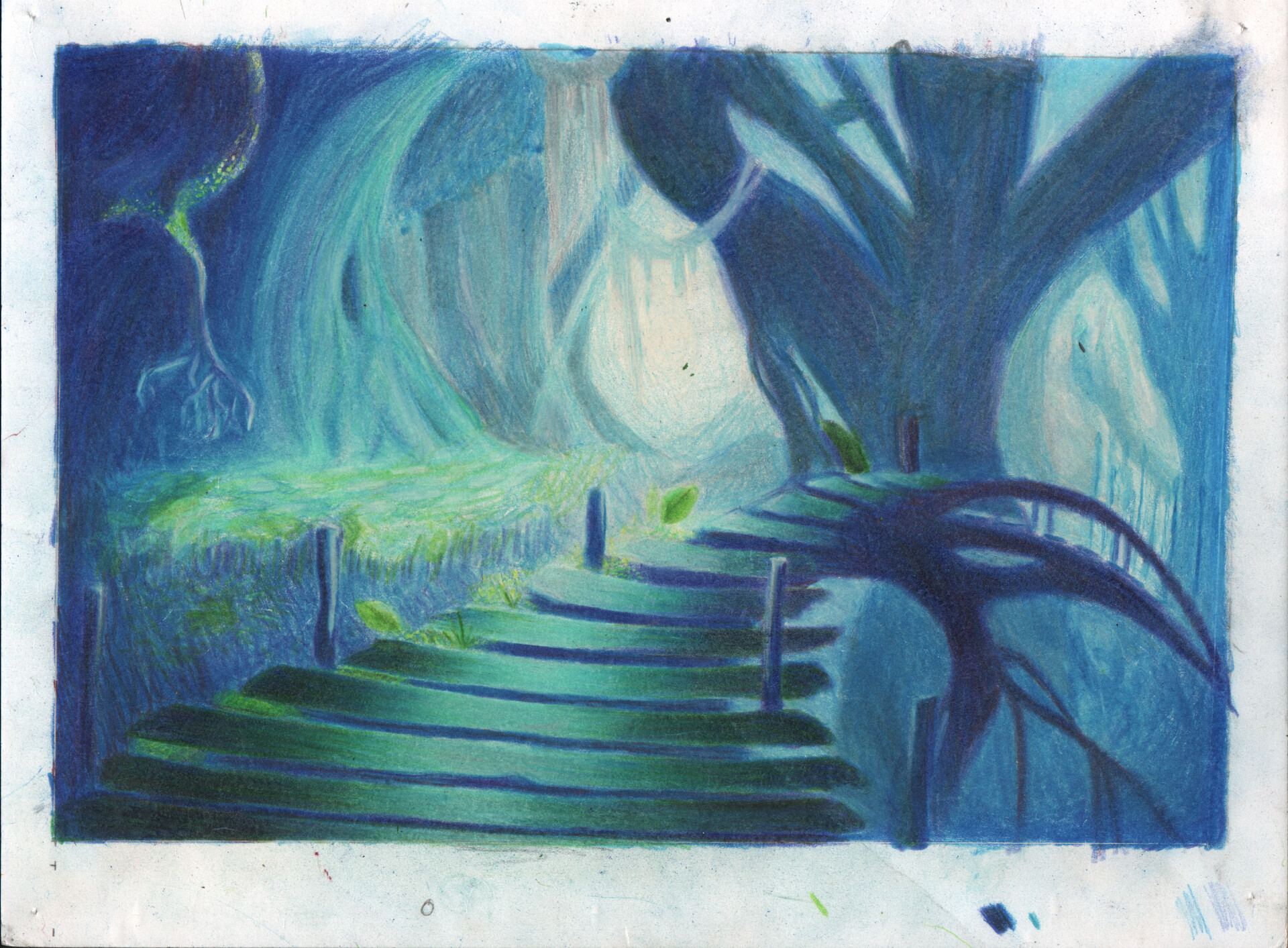 ArtStation The Forest Color Pencil