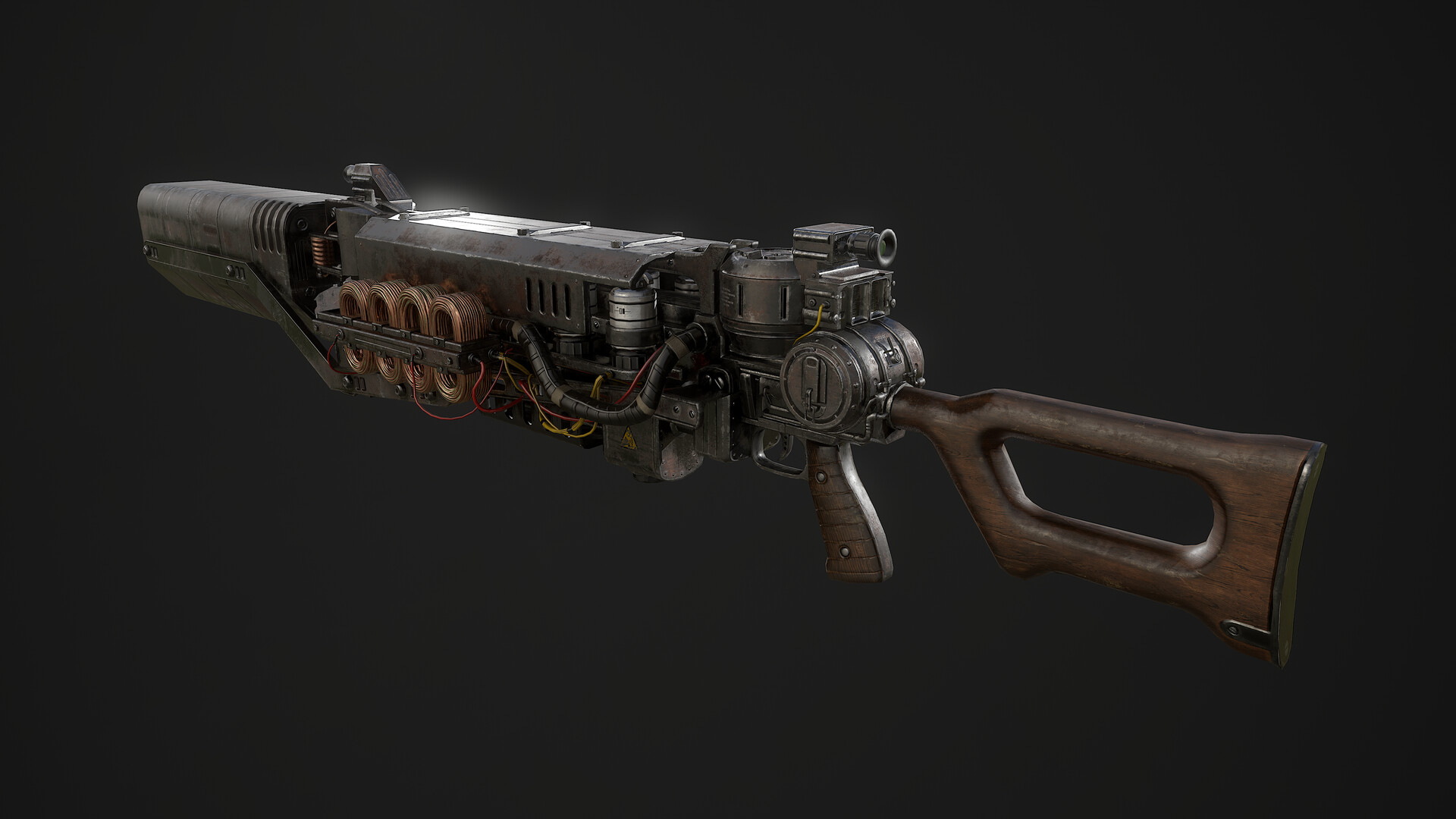 Artstation Fallout Gauss Rifle 4k Retexure Dorian Pillari