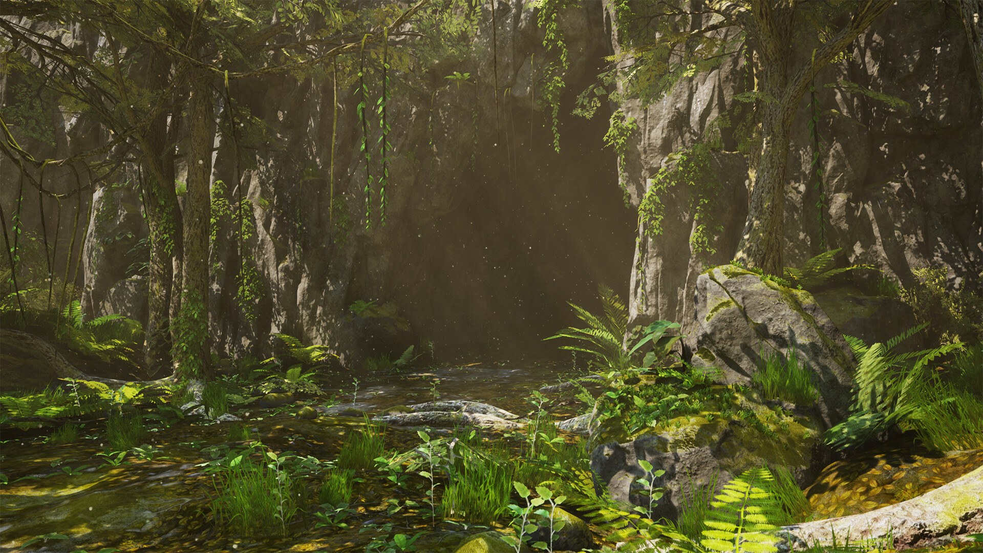 ArtStation Rainforest Cave