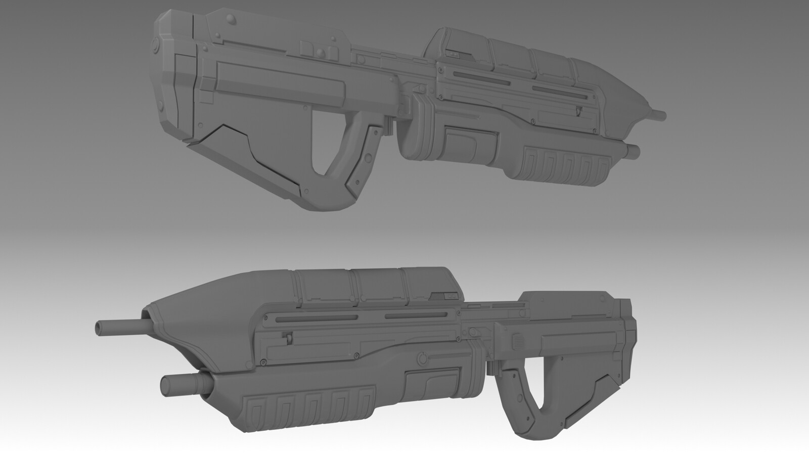 Ash Halo 3 assault rifle