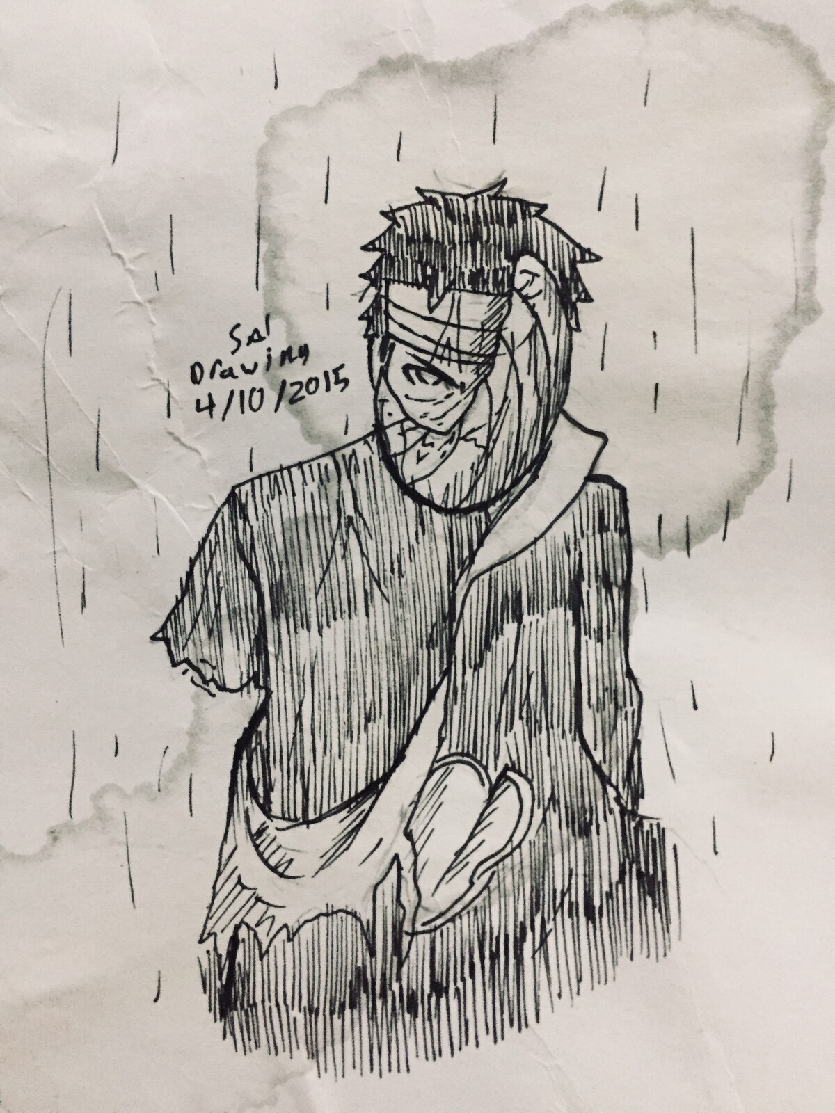 sai drawing - Naruto Shippuden - Tobi