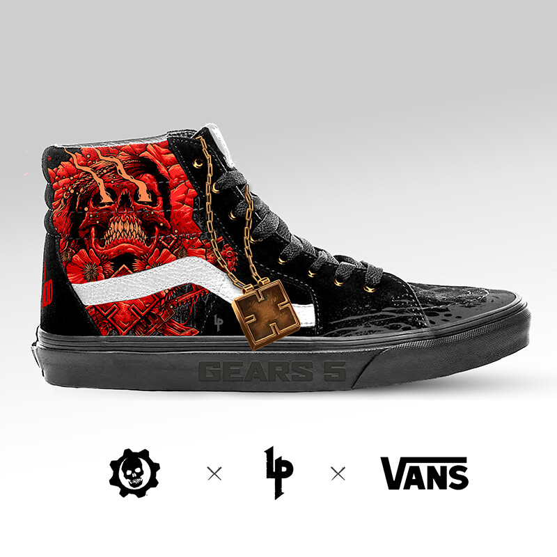 red vans foot locker