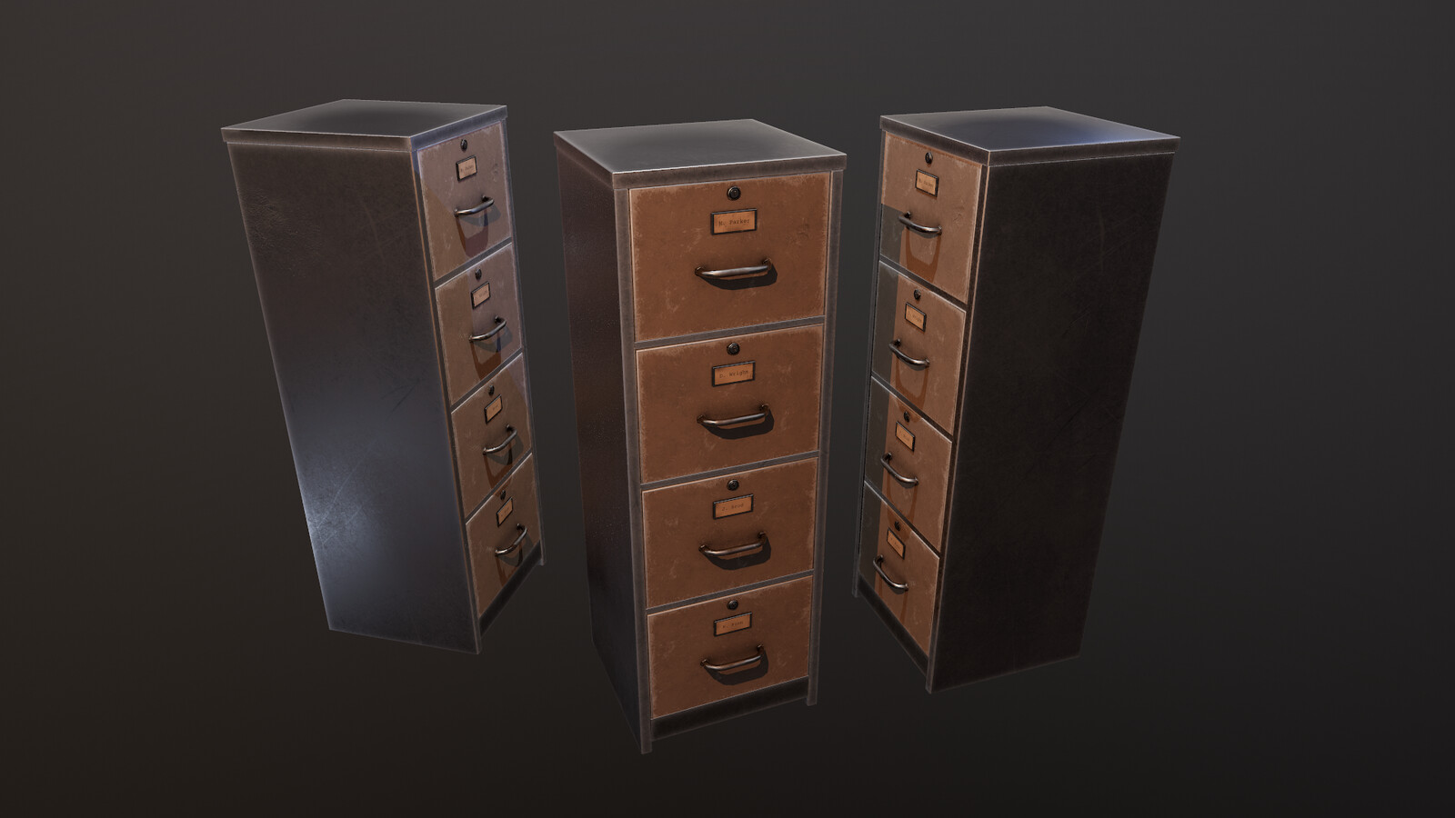 Old store filing cabinet
