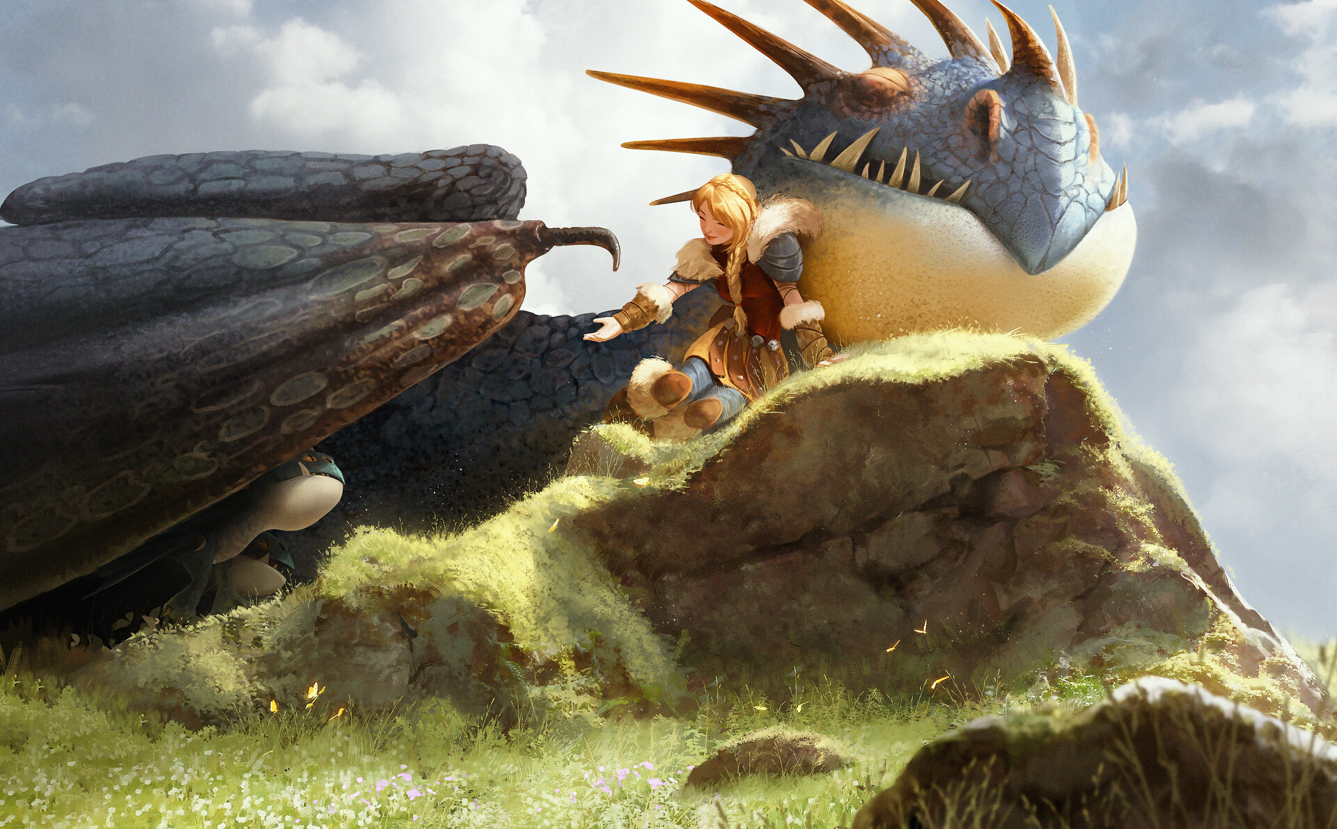 Artstation Astrid And Stormfly Roanna Peroz