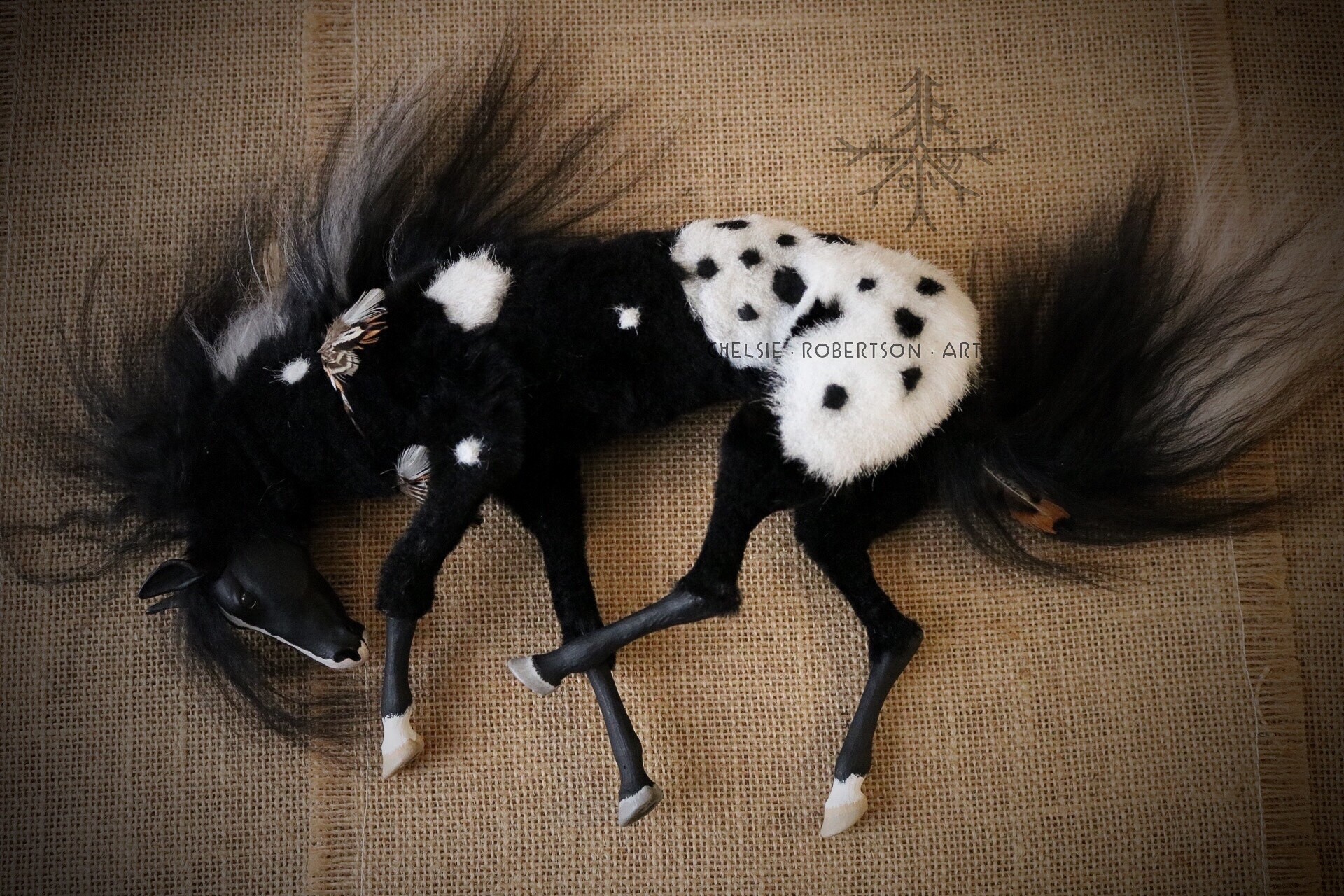poseable spirit horse