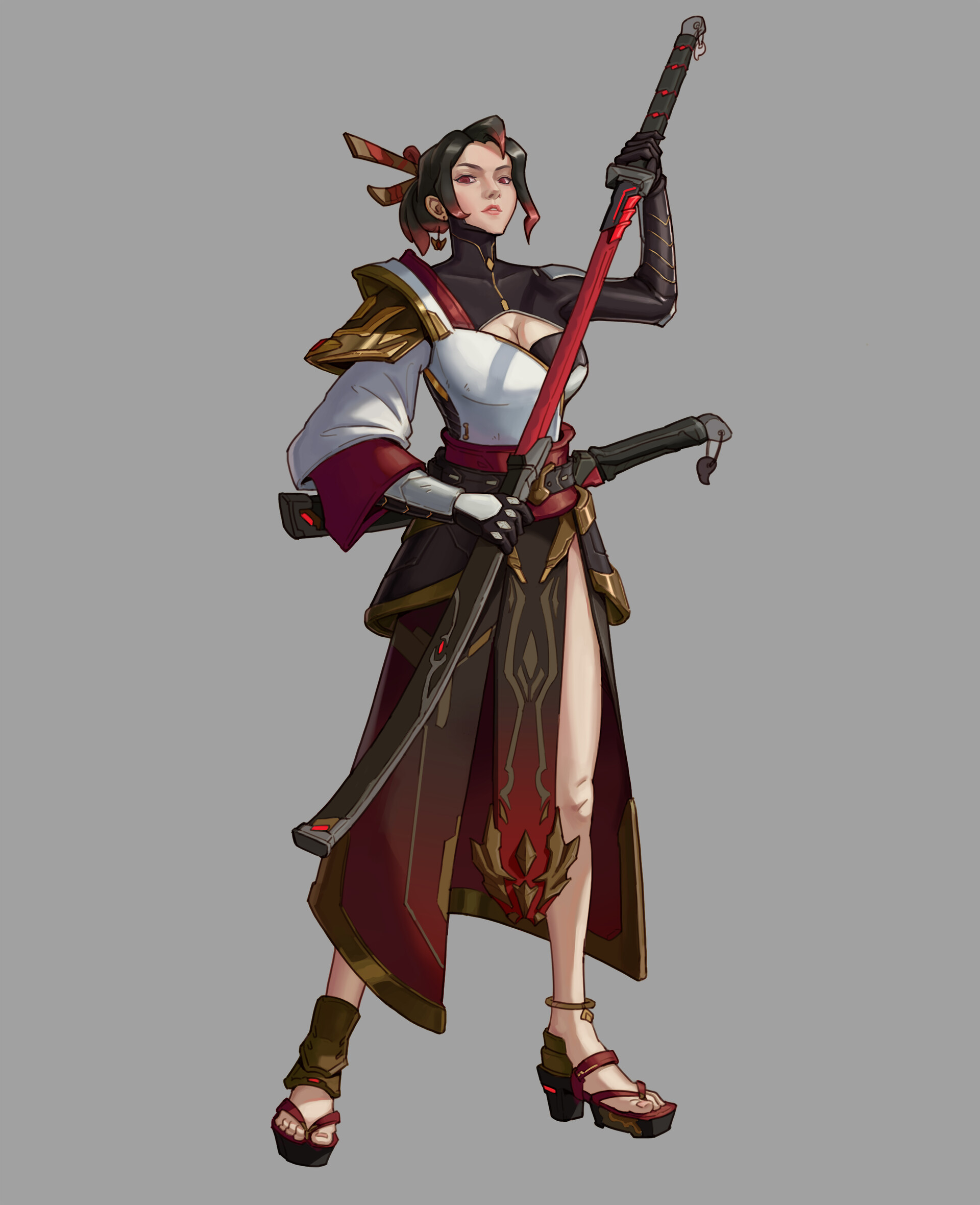ArtStation - Characters Design-Female Warrior
