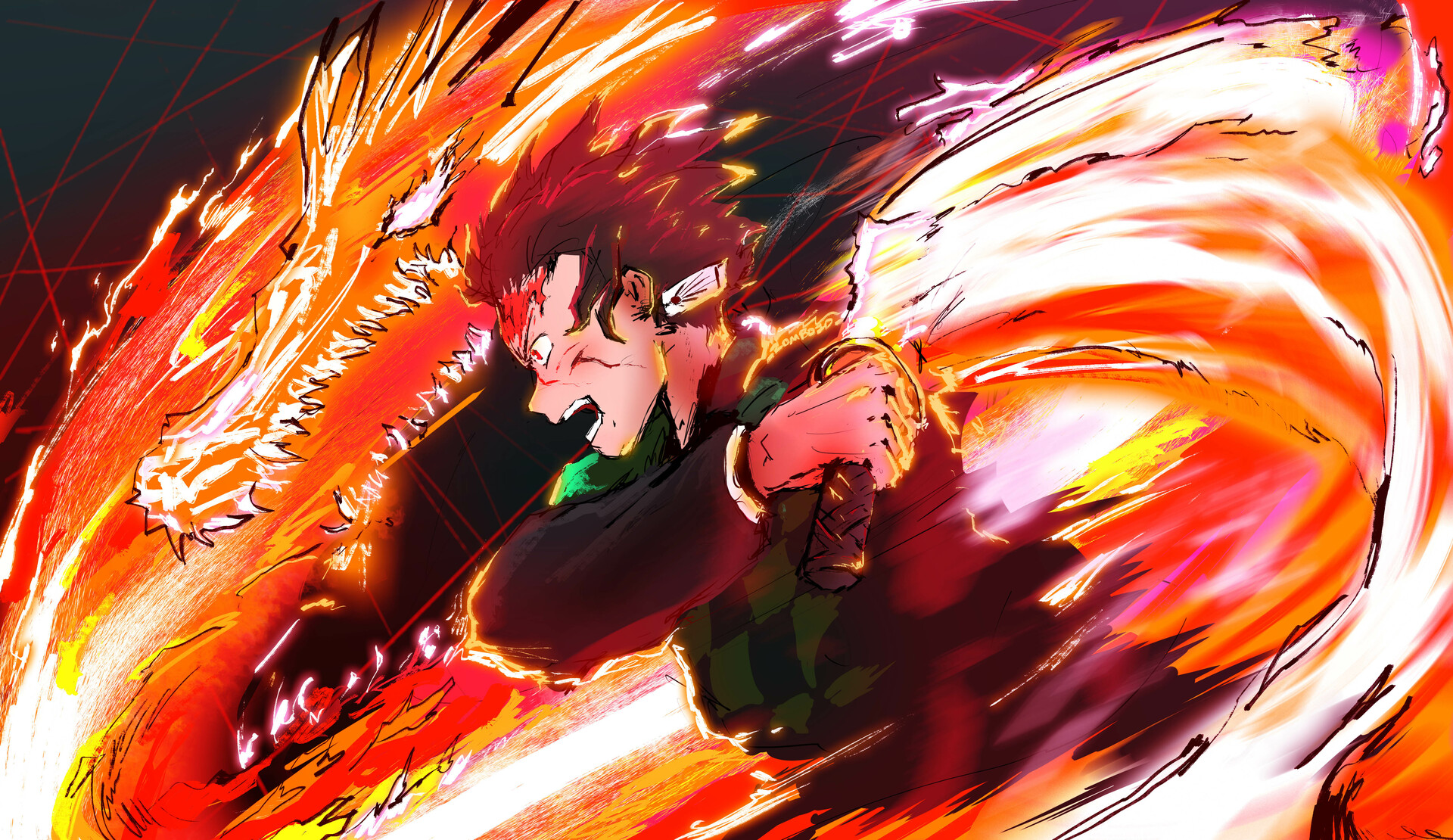 Artstation Kamado Tanjiro No Uta Adam Jumaat