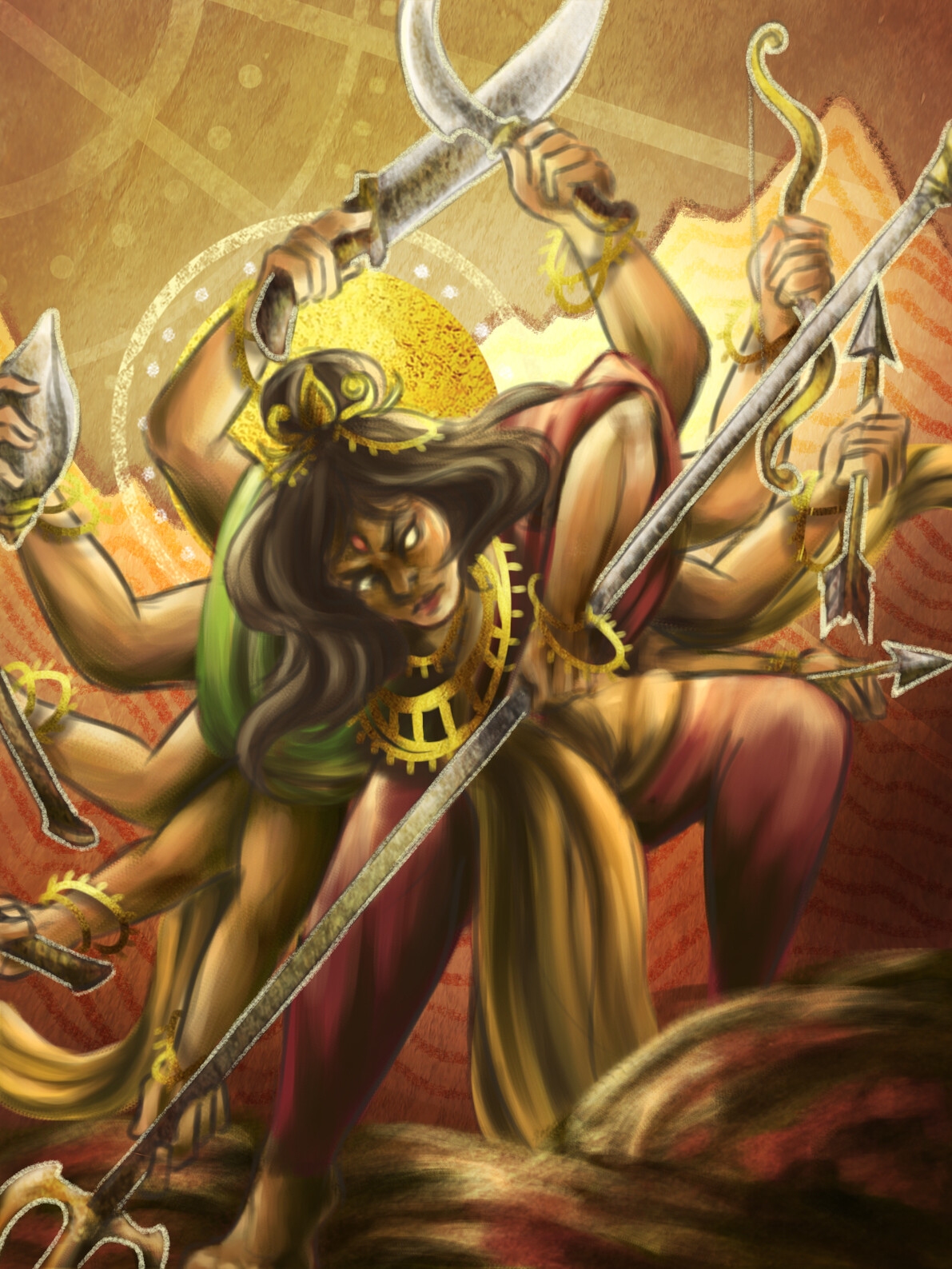 Artstation Project Devata Durga Stephanie S Artstation is the showcase platform for art & design. project devata durga stephanie s