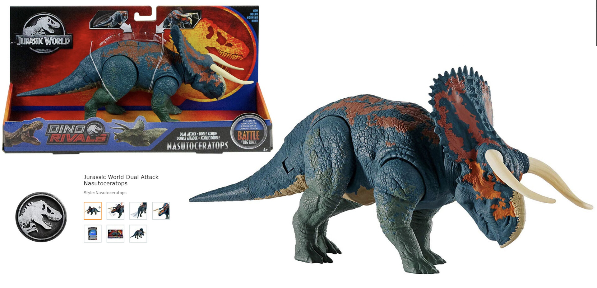 Jason Horley Battle at Big Rock Nasutoceratops concept