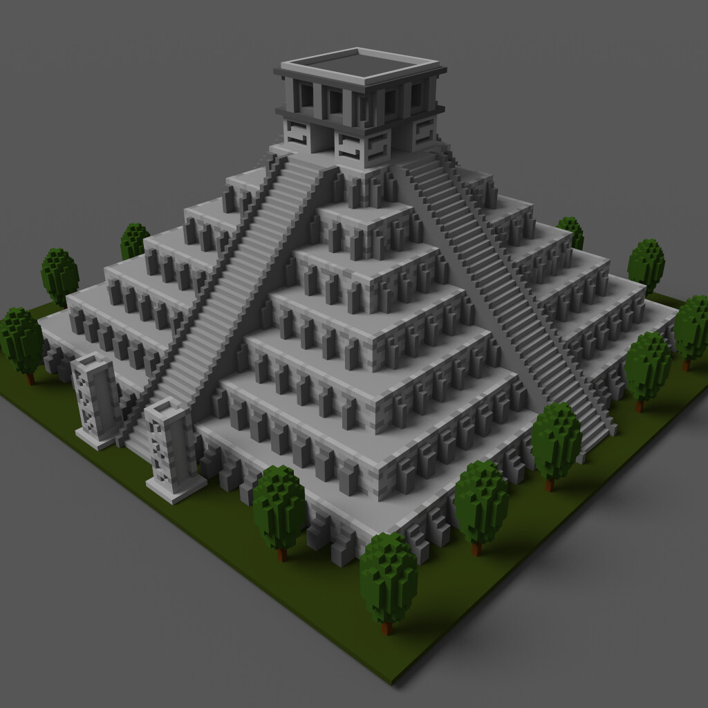 ArtStation Aztec Pyramid