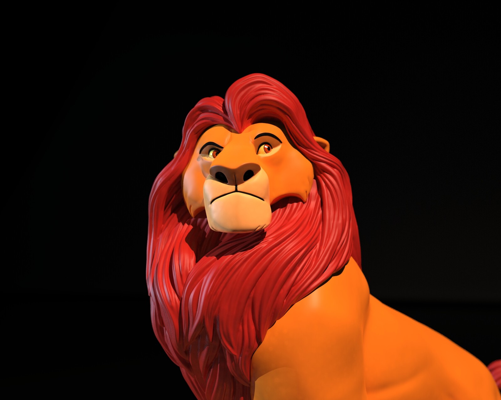mufasa statue