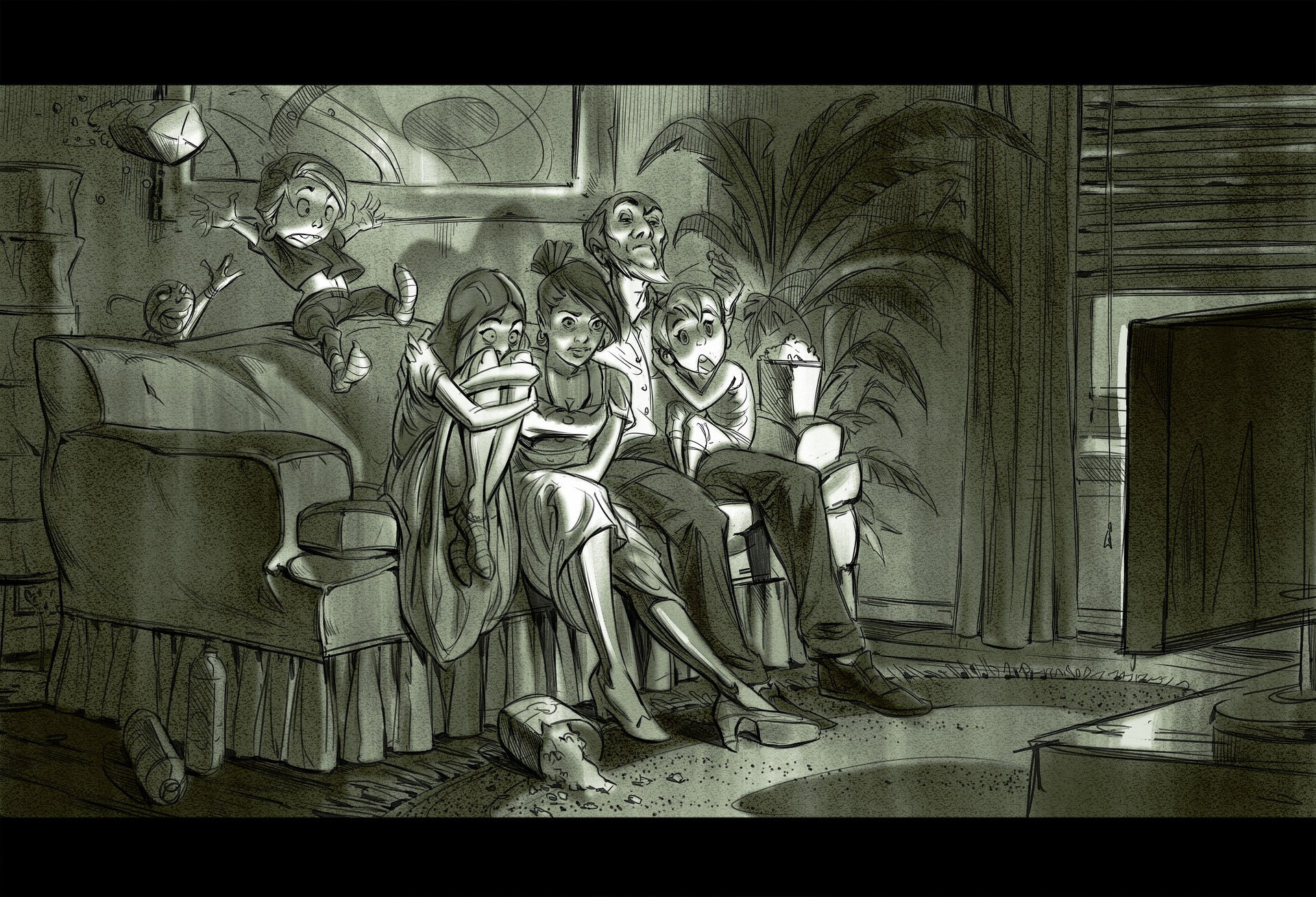 REMBERT MONTALD Storyboards/Layouts for various projects