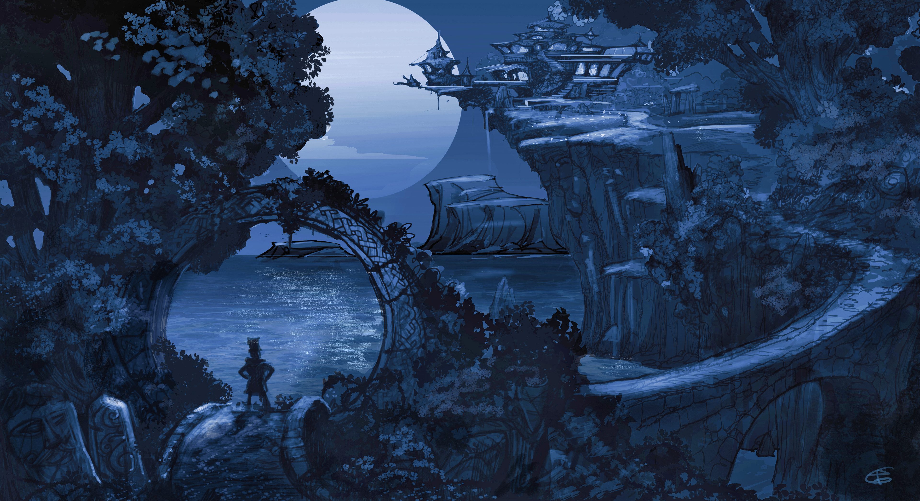 Concept art for animation movie