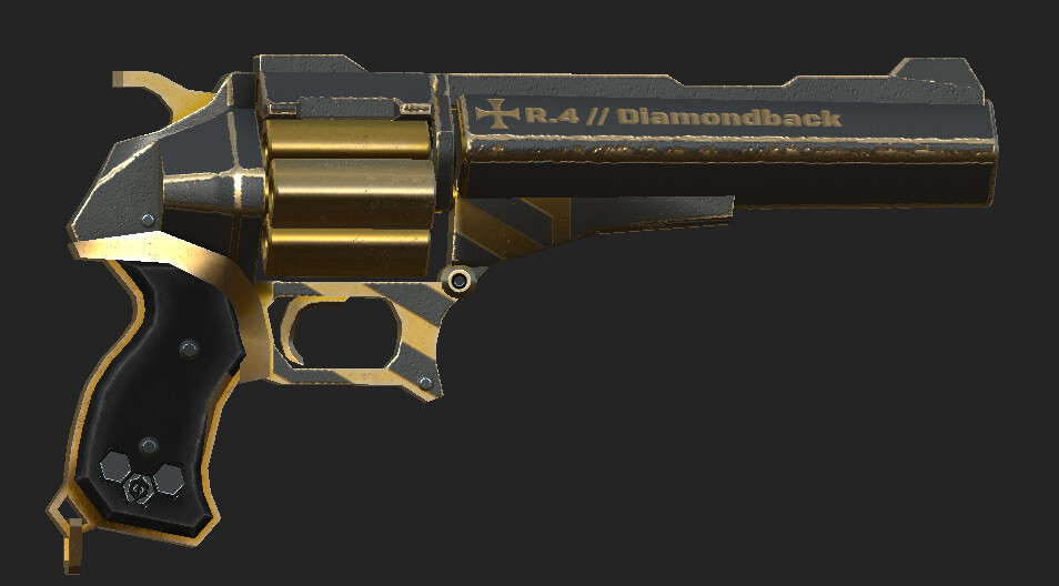 ArtStation - R.6 Revolver