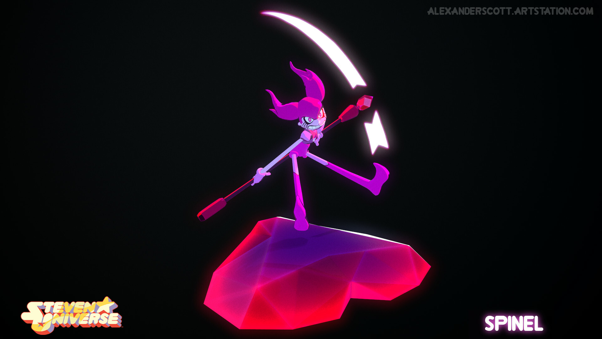Artstation Steven Universe Spinel Fan Art Alexander Scott