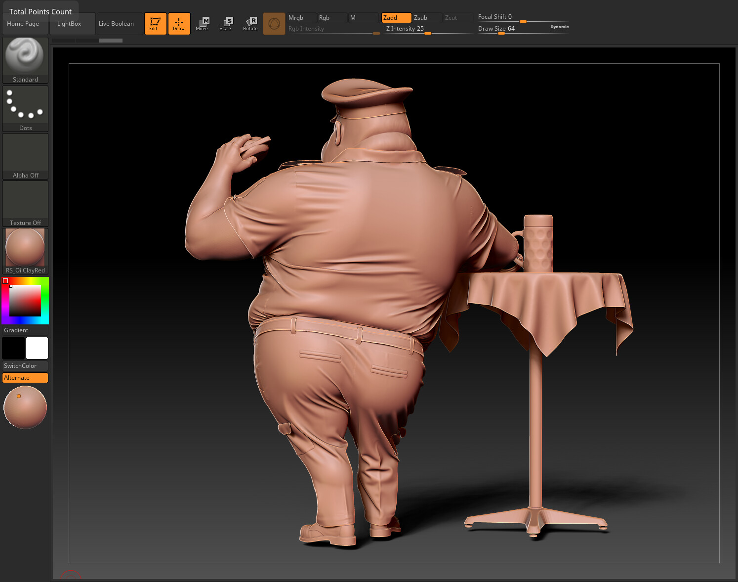 Zbrush Render Back