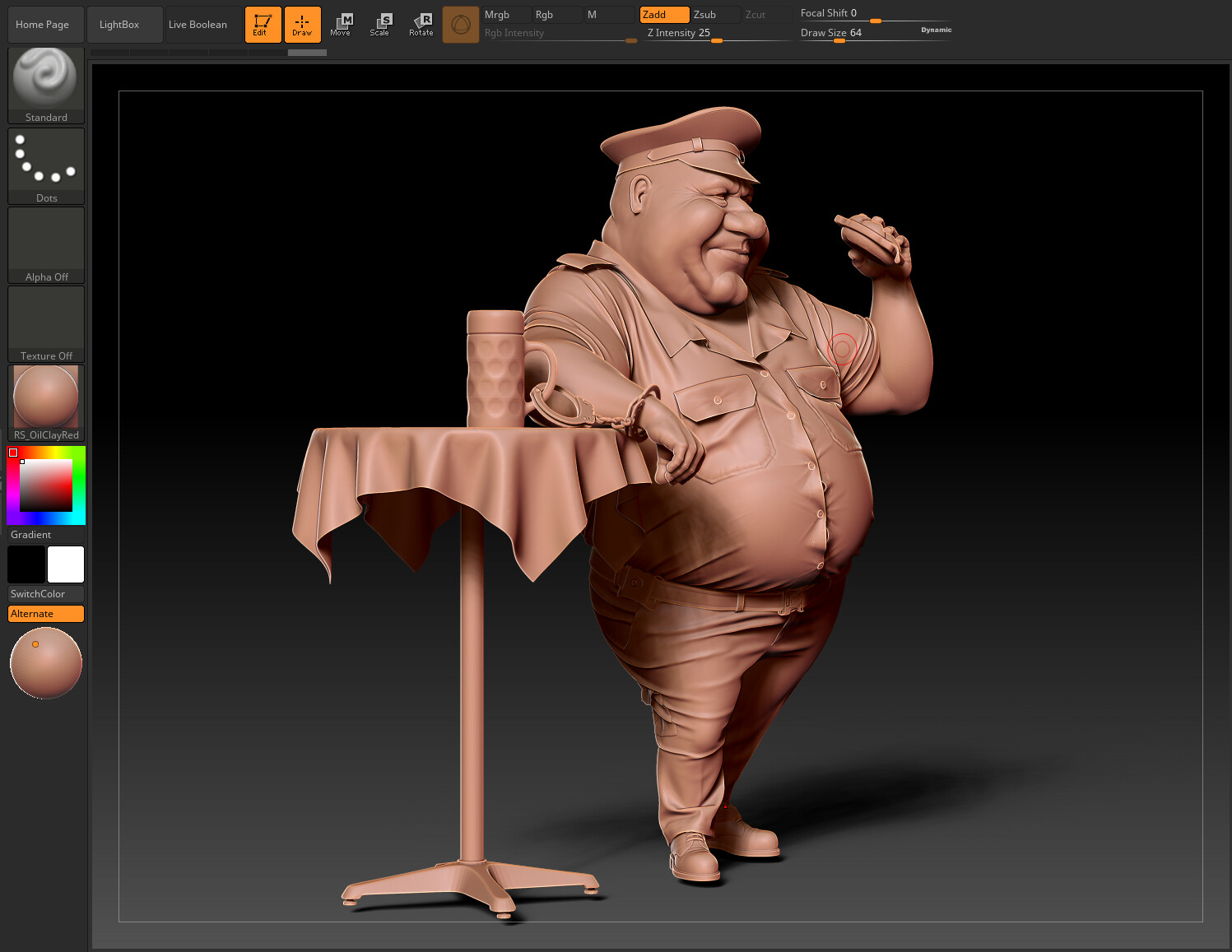 Zbrush Render Side 2