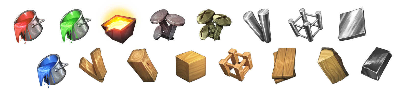Various crafting materials 
