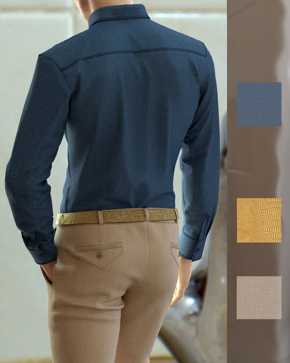 shirt pant belt