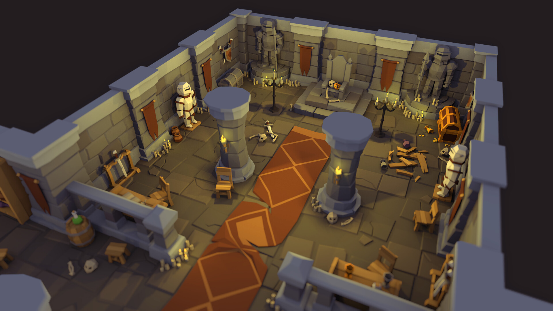 Miguel Lobo - Low Poly Dungeon Environment