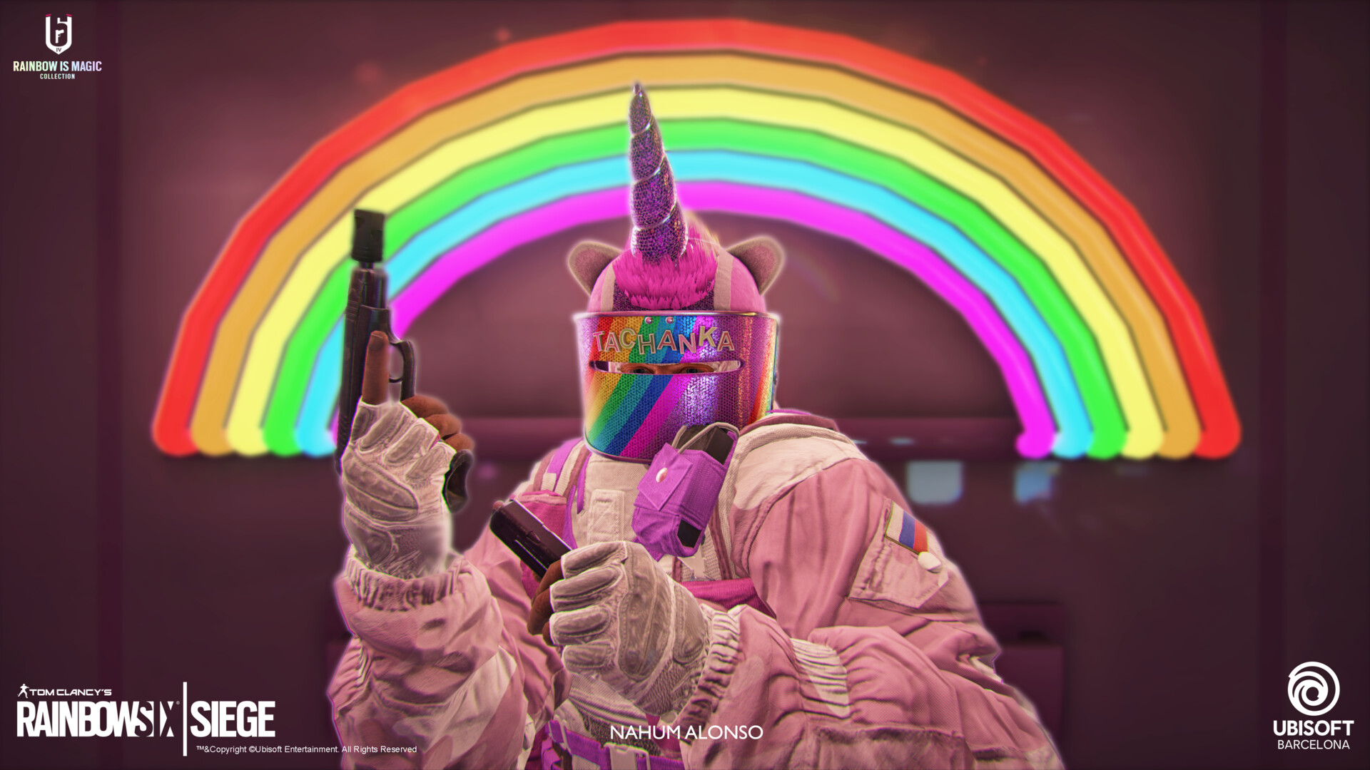 Artstation Rainbow Six Siege Tachanka The Unicorn Headgear