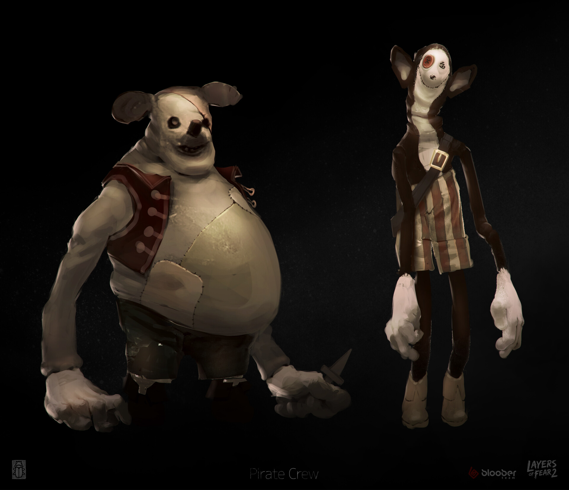 Hassler — Concept art for Layers of Fear 2 (unused design