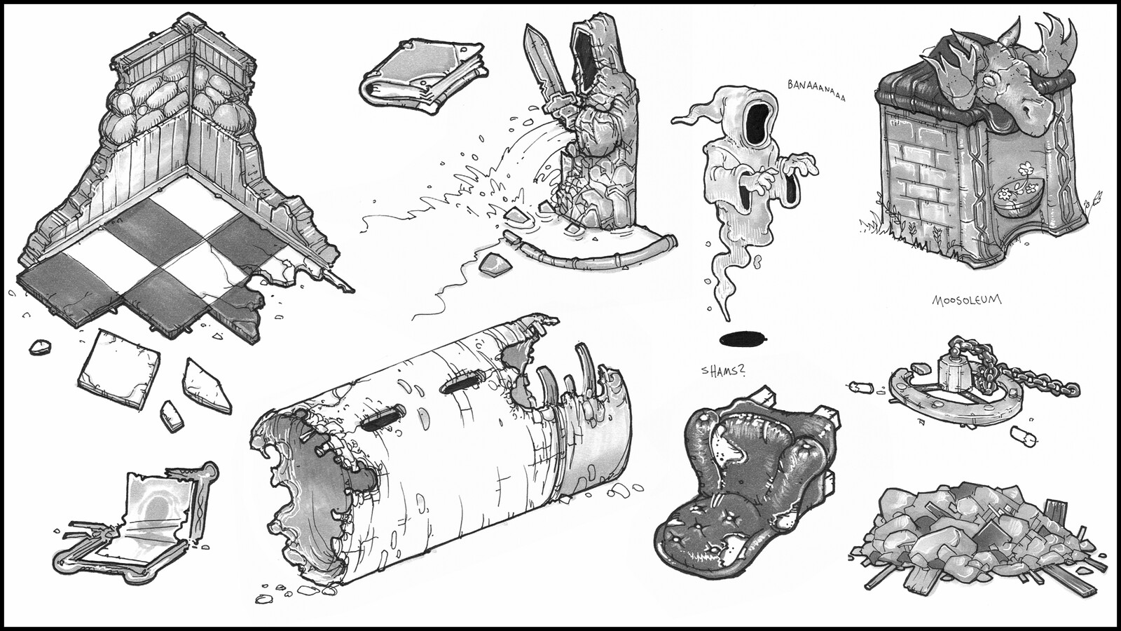 Concepts for various props