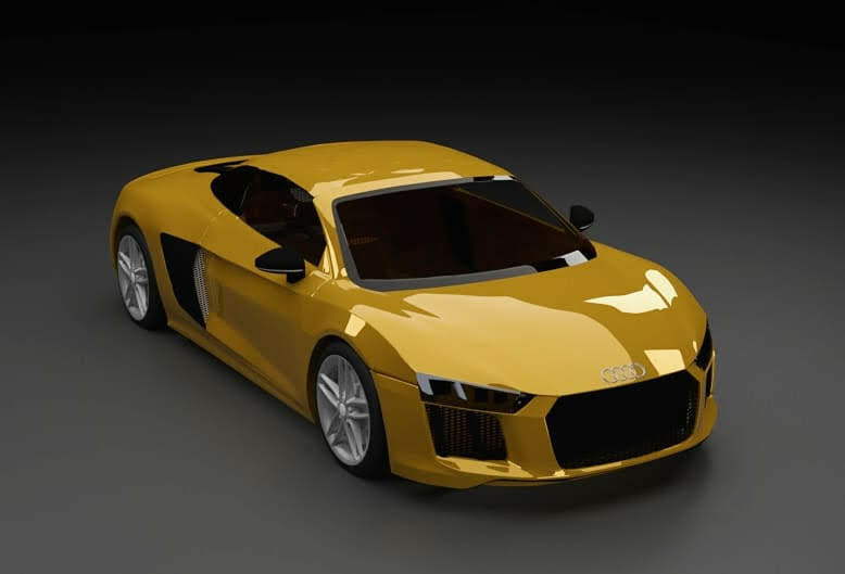 Artstation Audi R8 3d Model Houssem Rmili