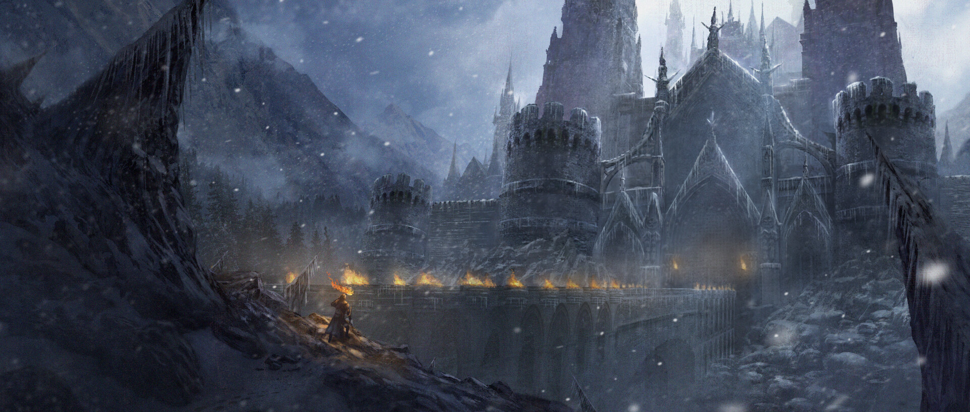 ArtStation - Frosted castle