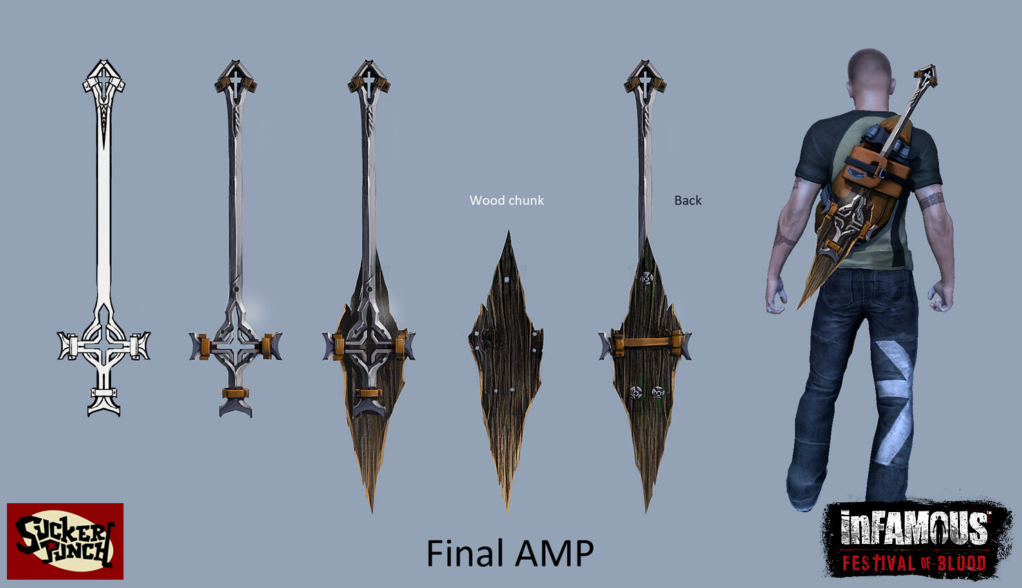 Concepts for Cole's new main weapon