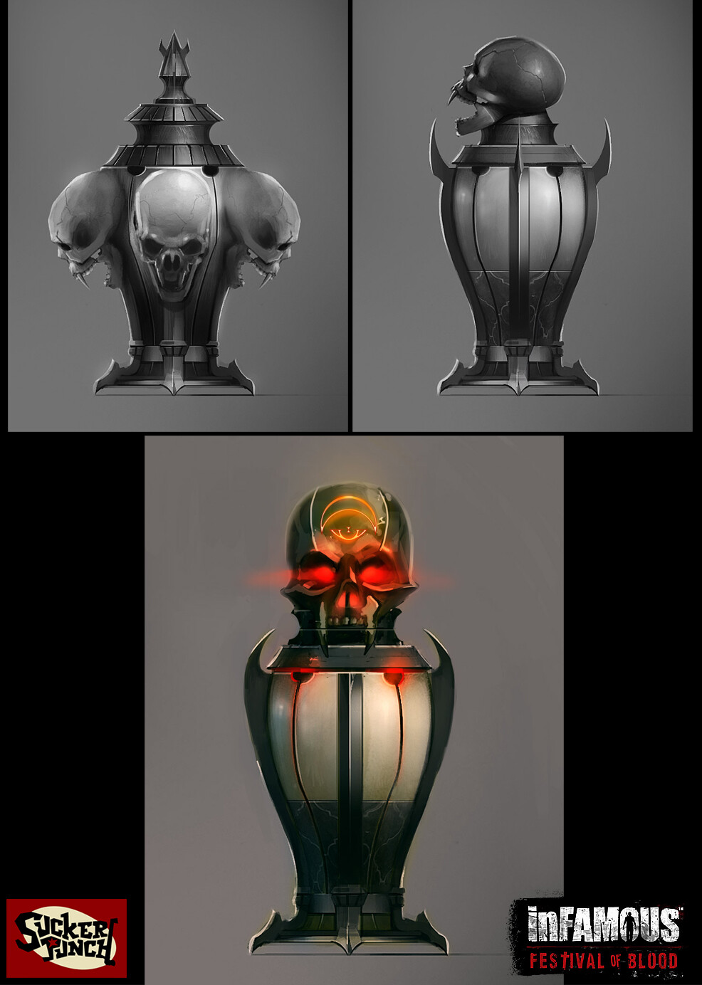 Concept for collectible urns found around the city