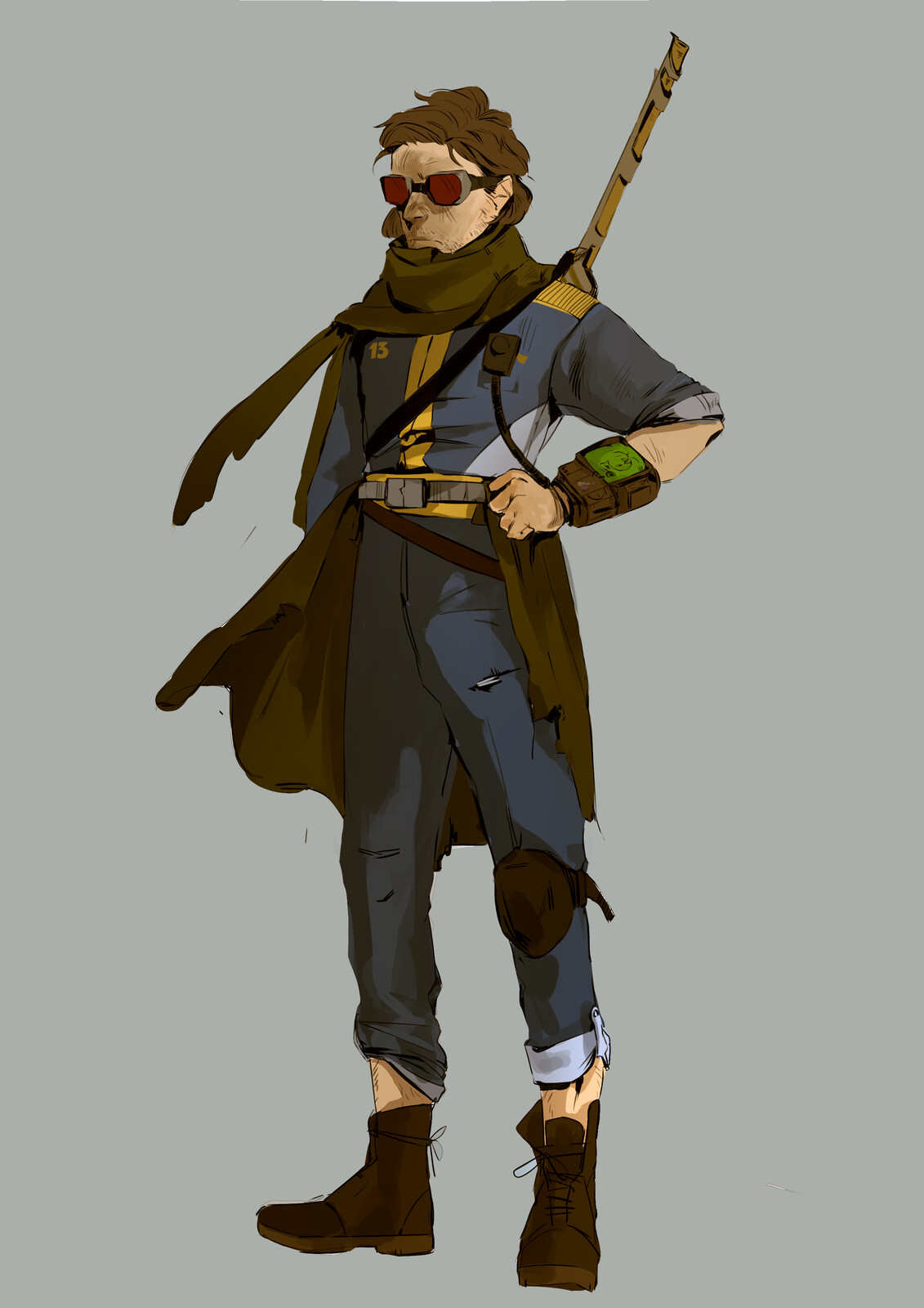Anna borisova fallout 1 character design
