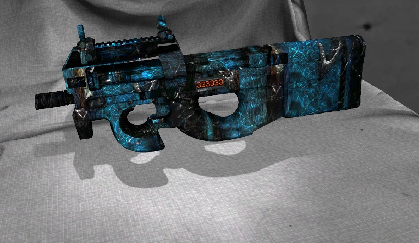 p90 viking pattern formed custom weapon pj