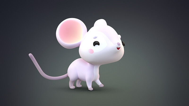 Anko 3d - Cartoon mouse