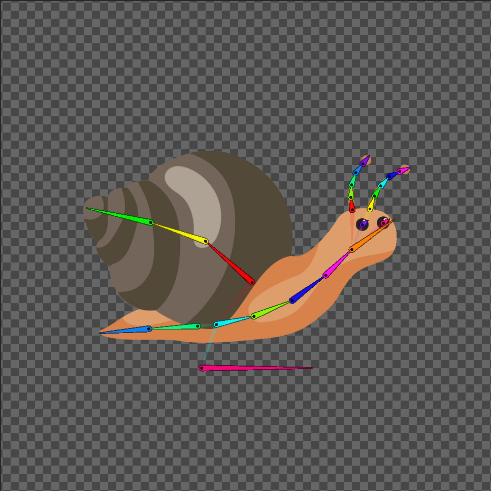 Artstation Snail 2d Rig Animation Unity 2d Thrinethra Ms