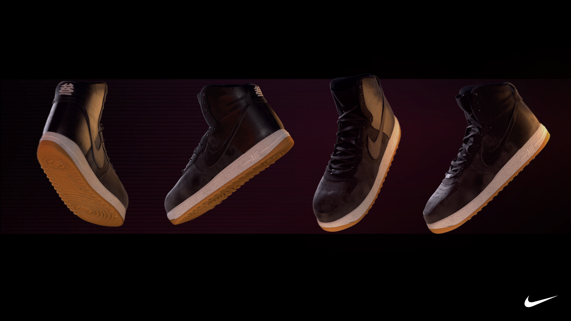 Artstation Nike Air Force 叁 Cystom Valentin Clauzon