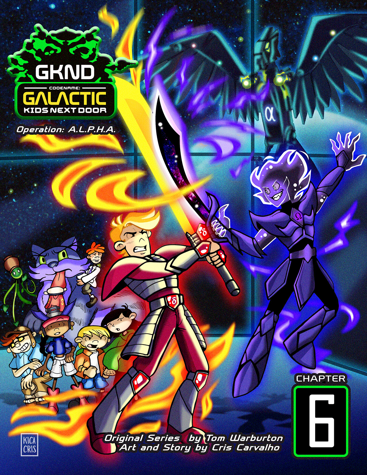 Cris Carvalho GKND Galactic Kids Next Door fan project