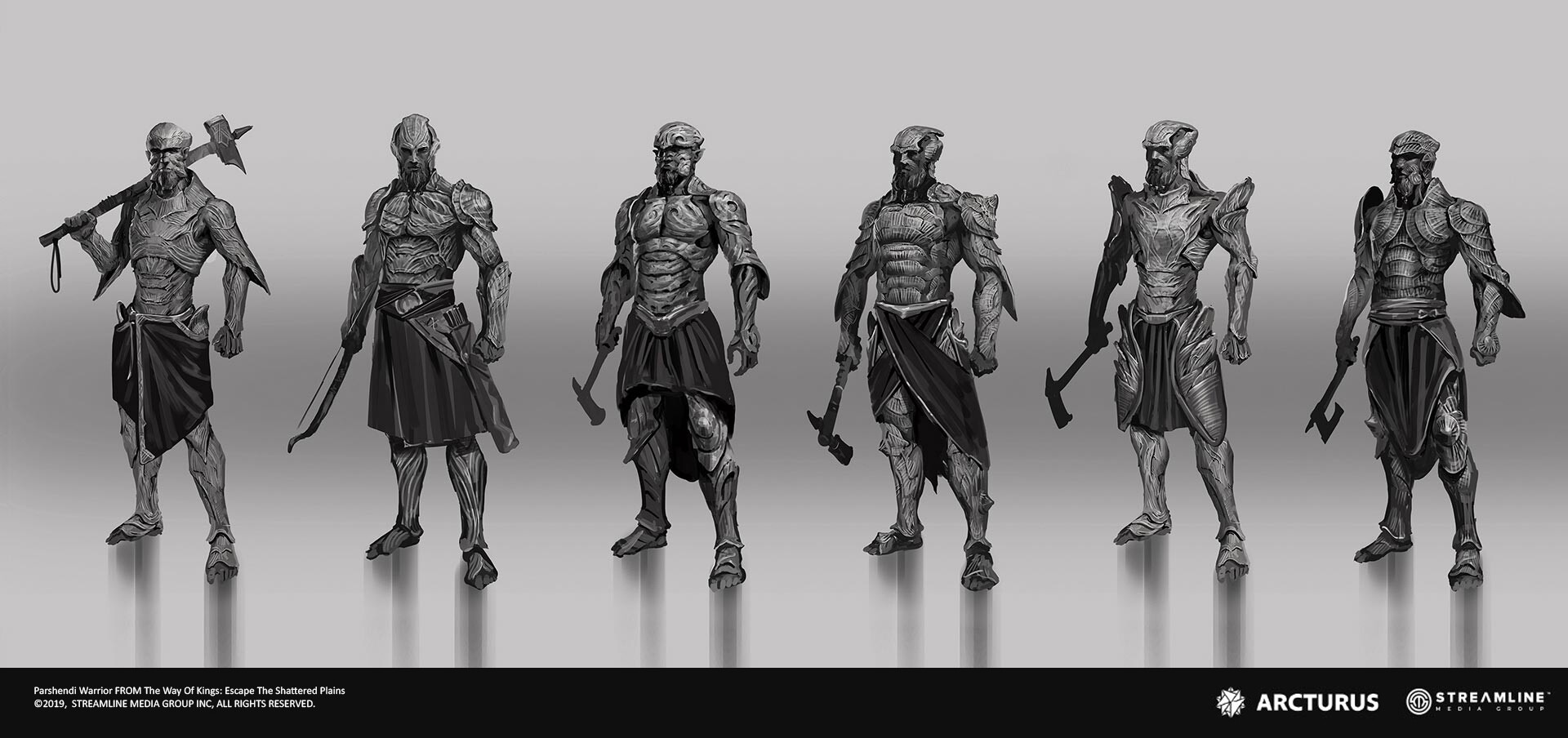 Streamline Studios Concept Works Parshendi Warrior Streamline Studios Concept Works Parshendi Warrior