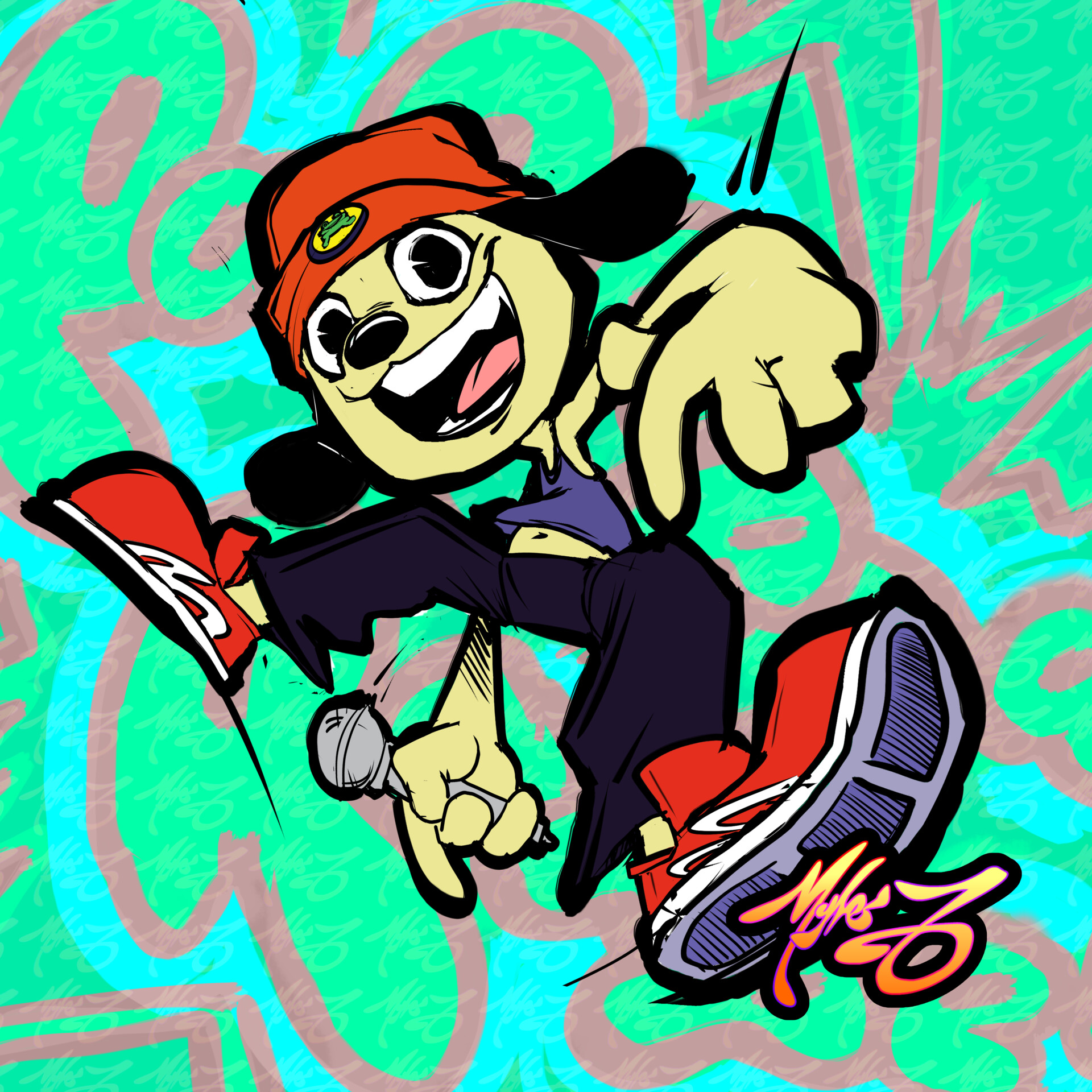 Parappa the Rapper!  Rapper art, Fan art, Anime